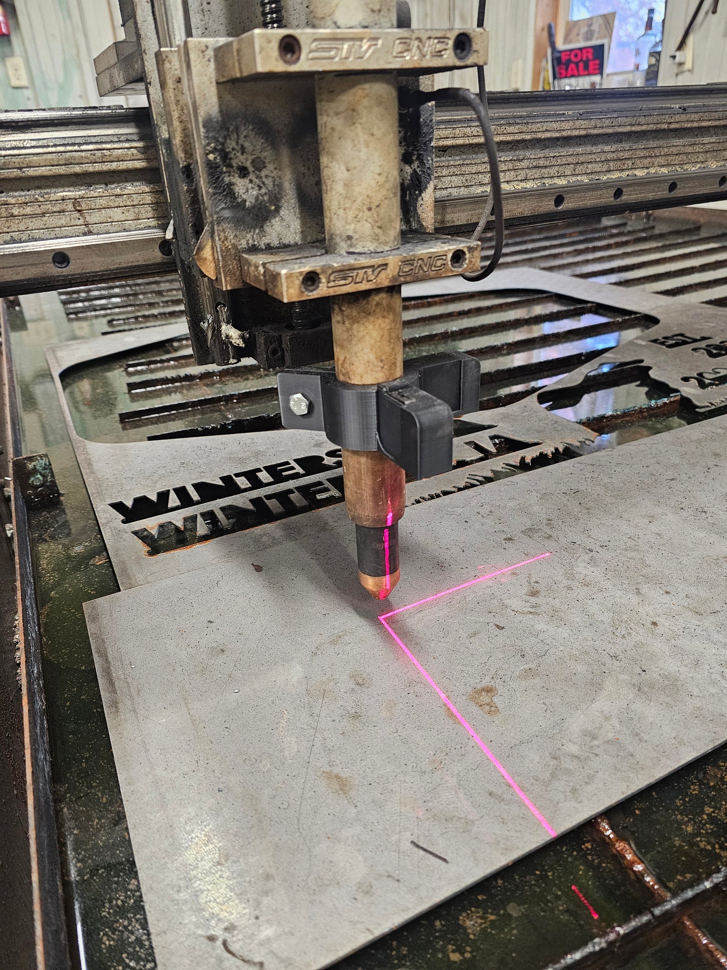 Laser Mount For CNC Plasma Table